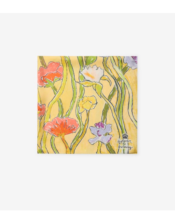 Highgrove Cascading Flowers Silk Scarf