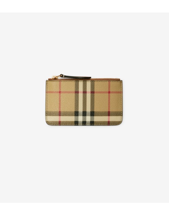Check Strap Coin Case