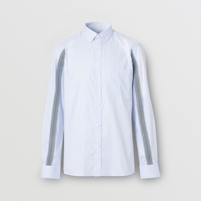 blue burberry dress shirt