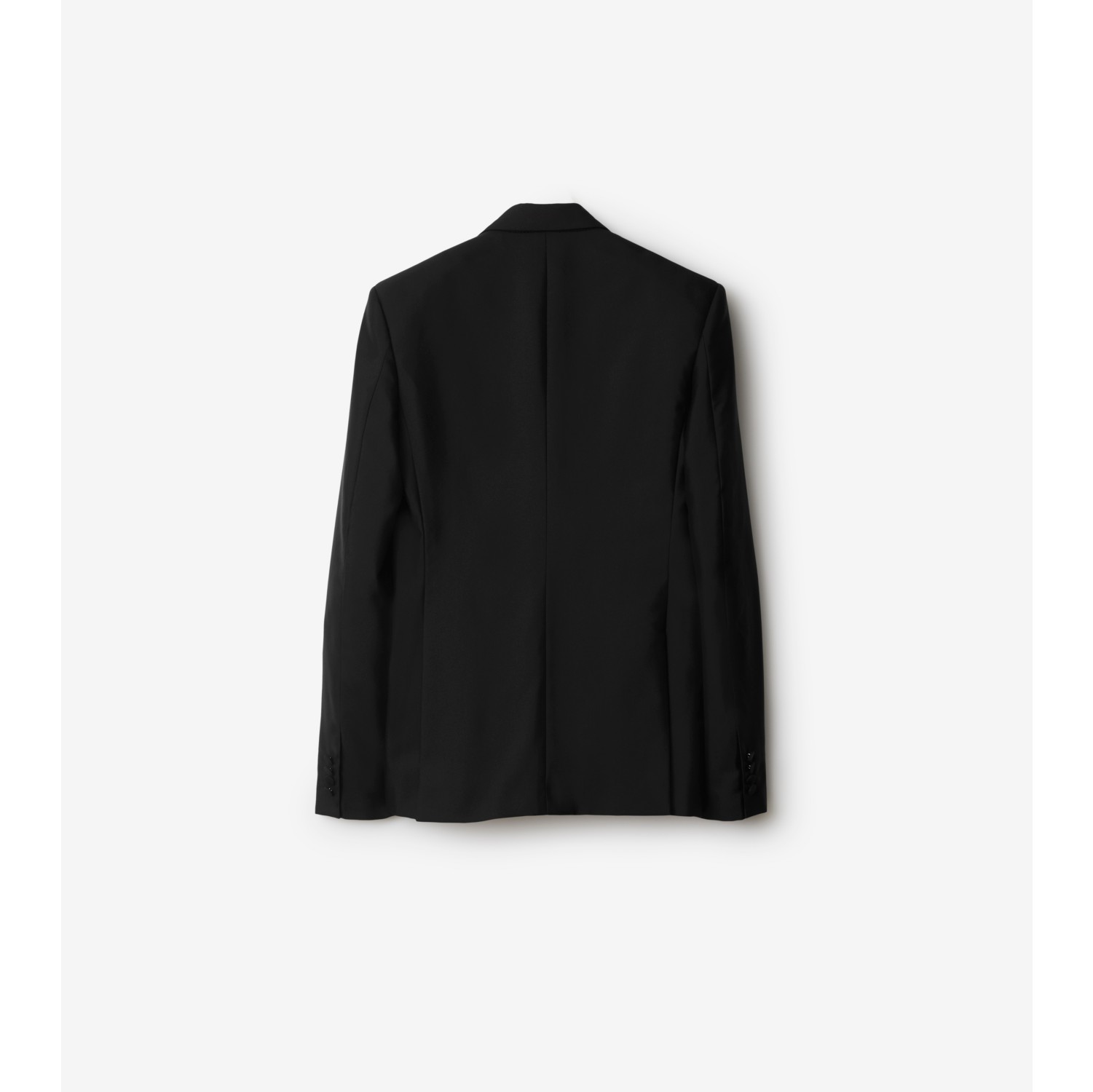 ウールシルク・テーラードジャケット (ブラック) - メンズ, シルク | Burberry®公式サイト