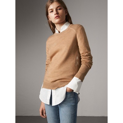 burberry merino wool sweater