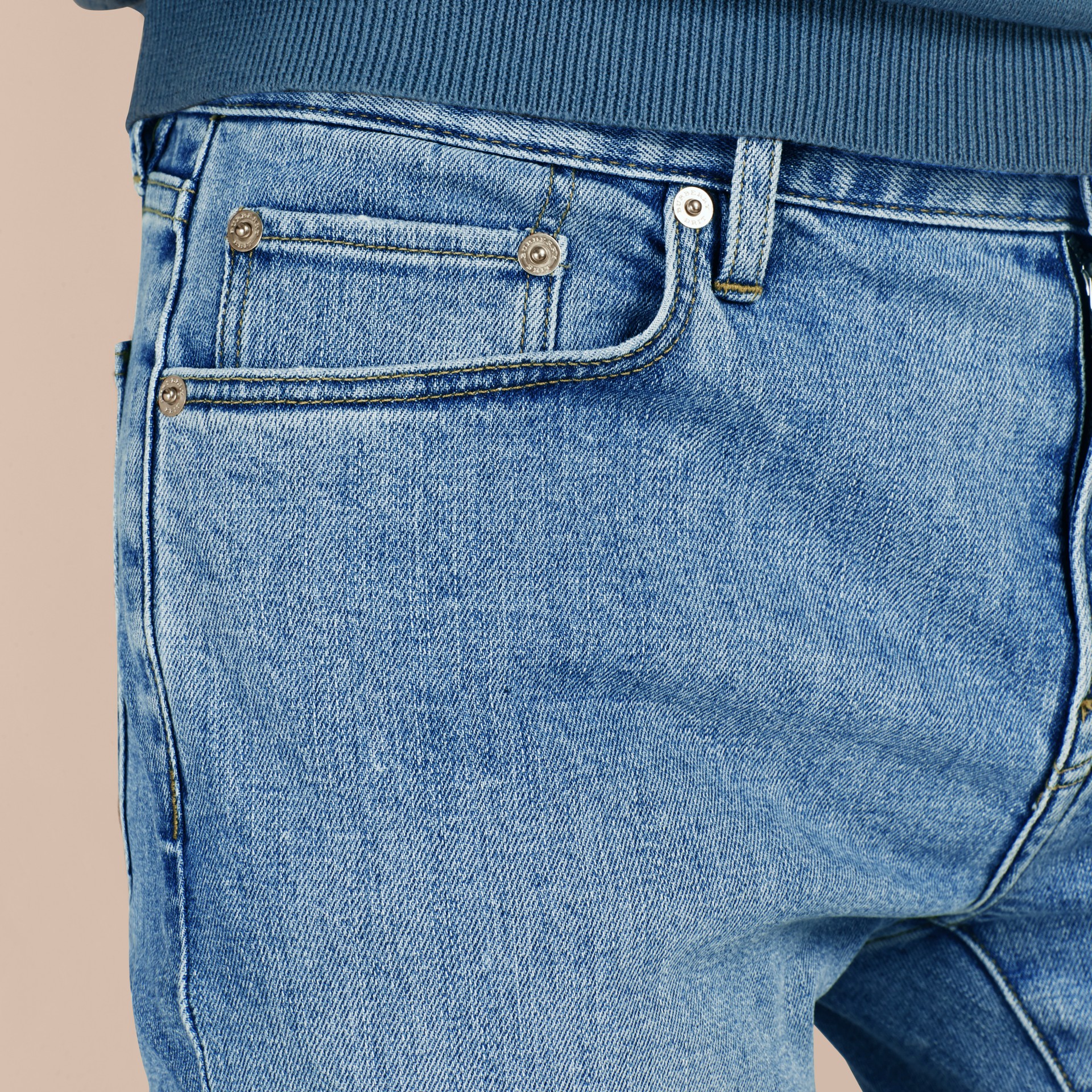 Slim Fit Comfort Stretch Japanese Denim Jeans | Burberry