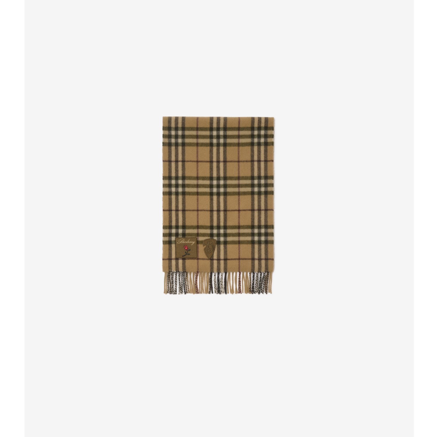 Badge Check Cashmere Scarf