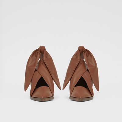 womens tan mules