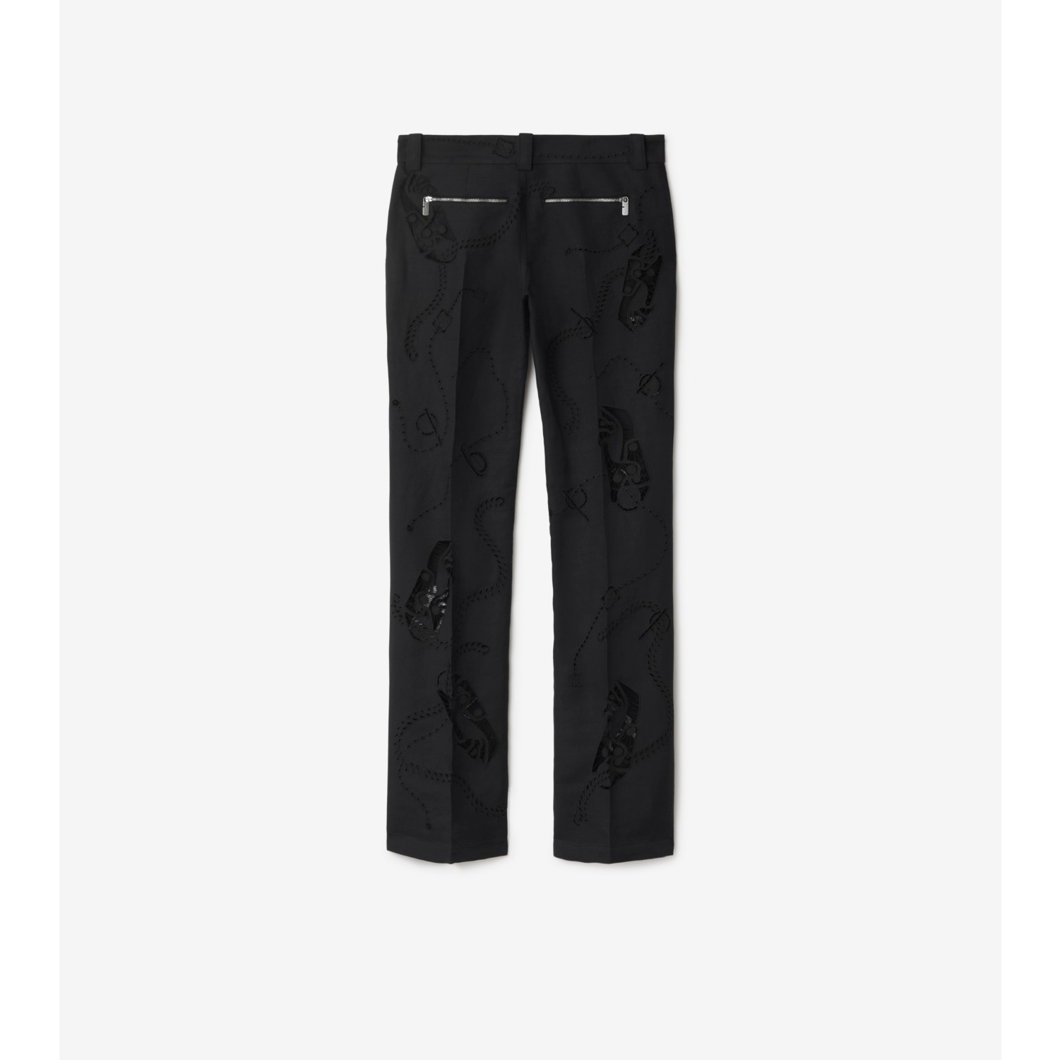 Broderie Anglaise Canvas Trousers