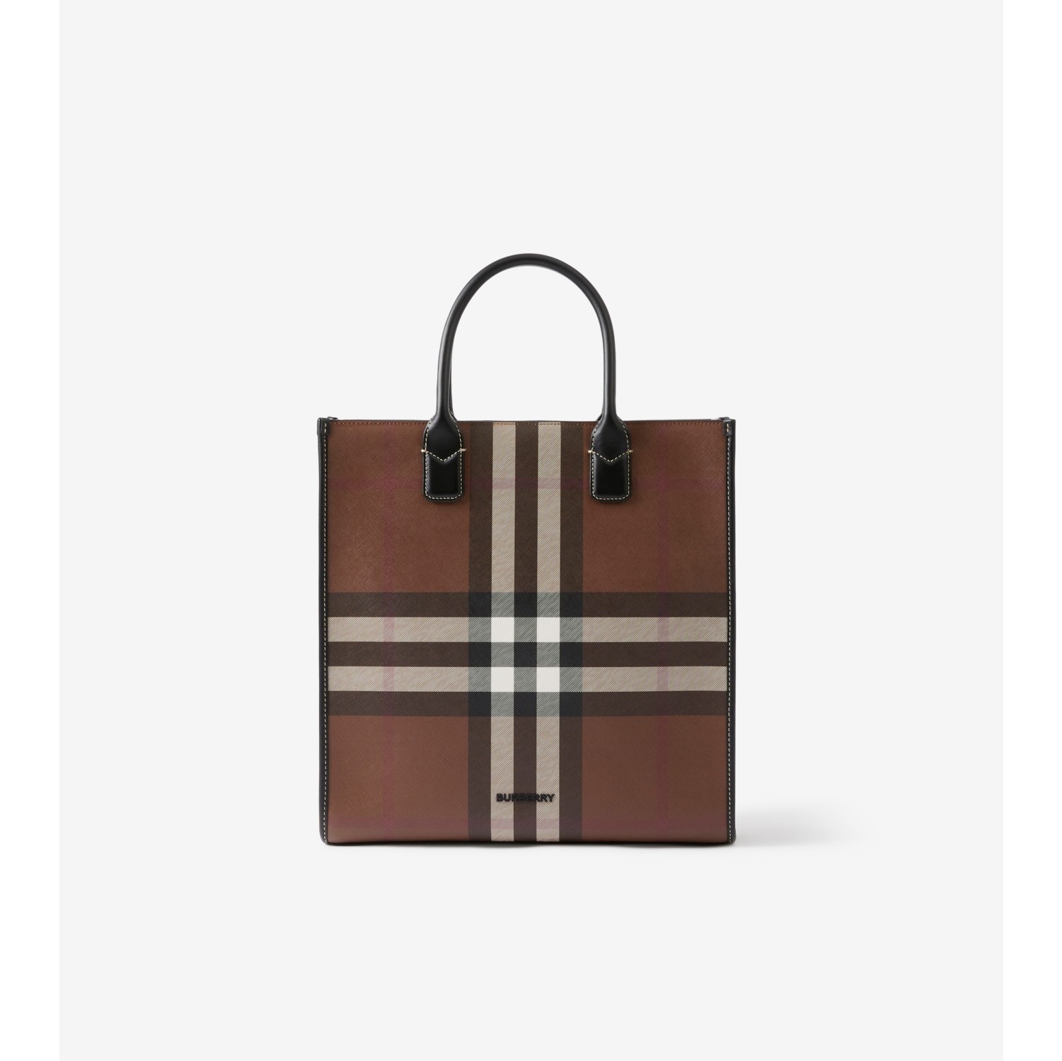 Burberry Classic Check Coated Canvas Shoulder Bag