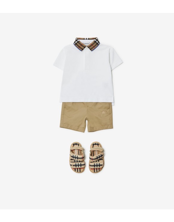 Burberry polo for baby boy best sale