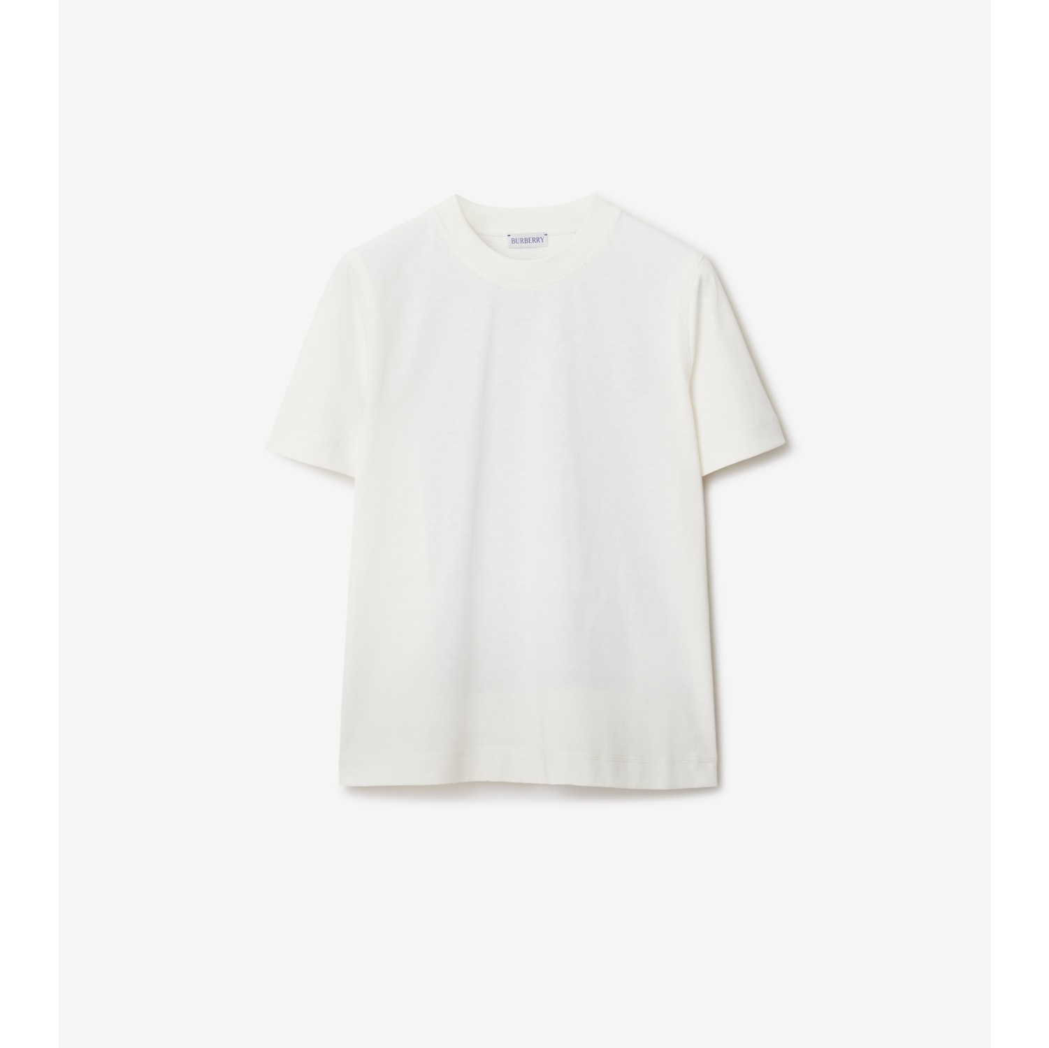 EKD Cotton T-shirt in Salt - Women | Burberry® Official