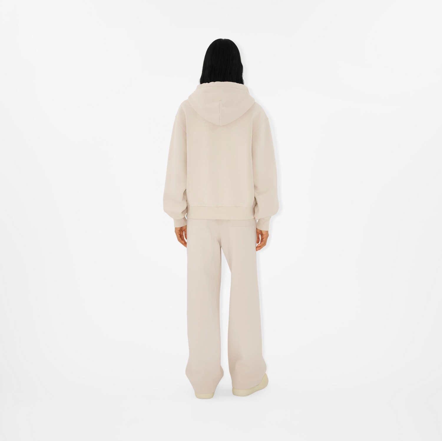 Cotton Zip Hoodie in Soap - Women | Burberry® Official Cotton Zip Hoodie in Soap - Women | Burberry® Official