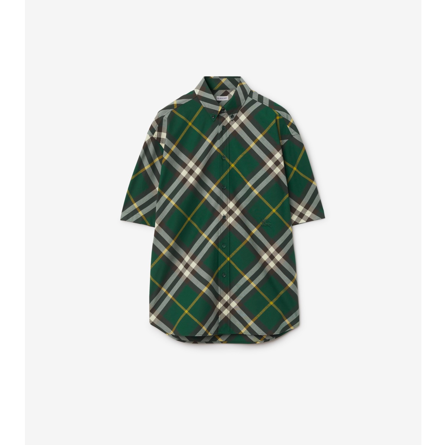 Burberry scribble check cotton shirt online