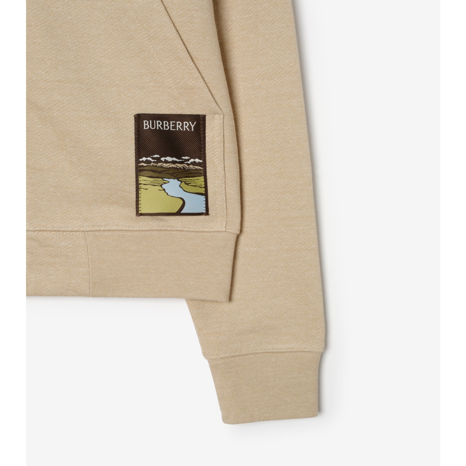 Landscape Label Cotton Zip Hoodie