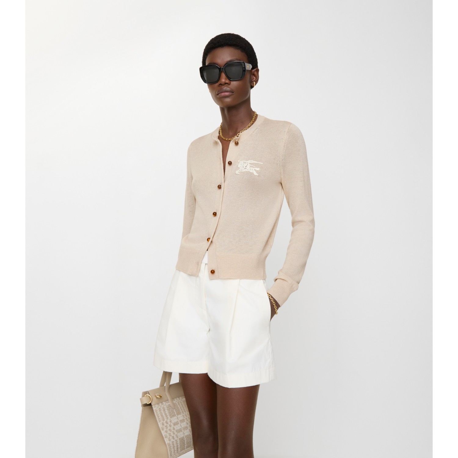 Knight Cotton Wool Cardigan - thumbnail 5