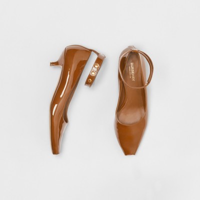 burberry patent leather pumps