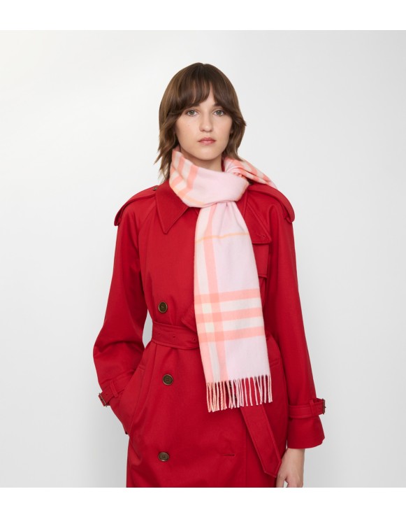 【現行品/国内正規品】BURBERRY カシミアスカーフ ナイト/アイビー ウィメンズ シルク、ウール、カシミアスカーフ | Burberry® 公式