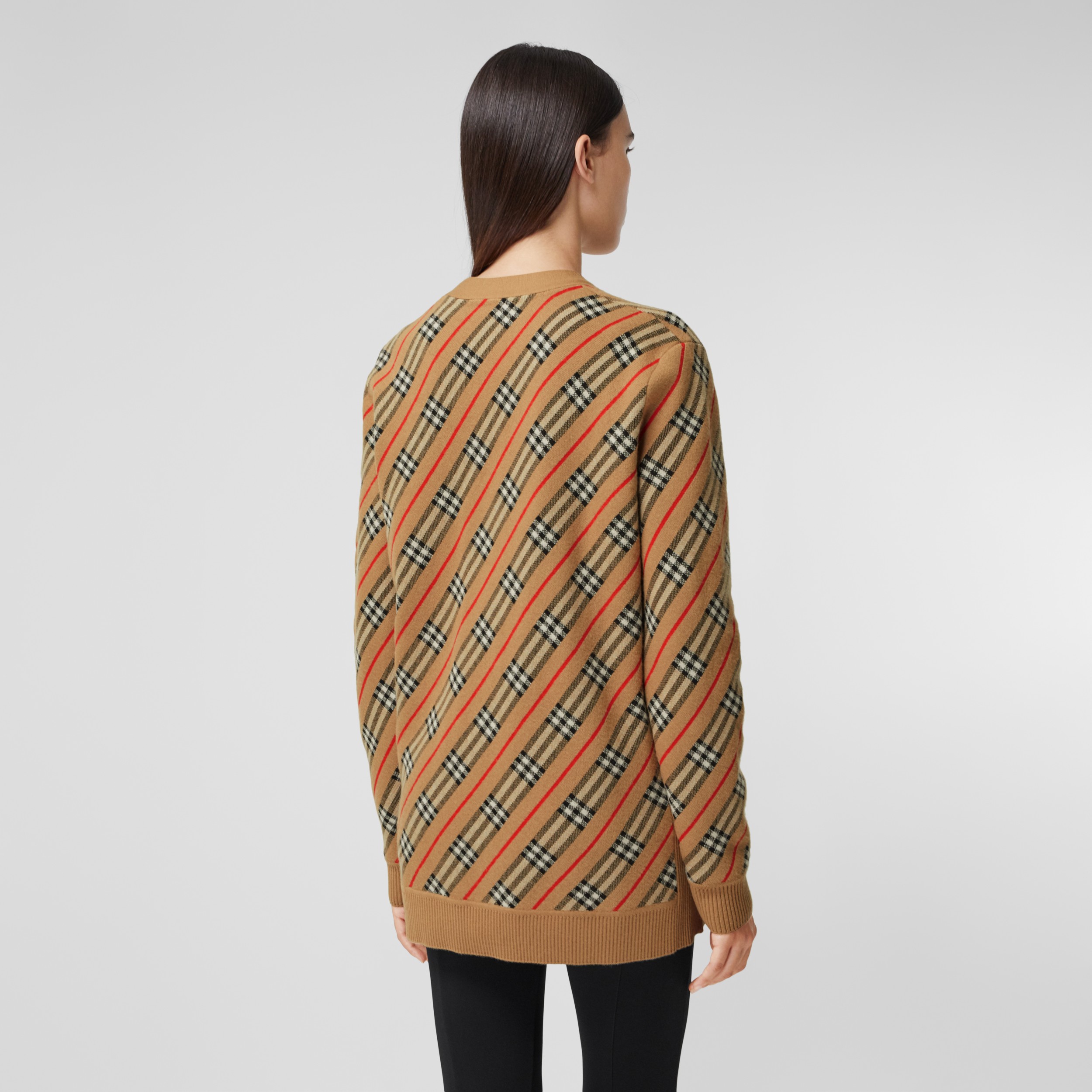 wool blend cardigan