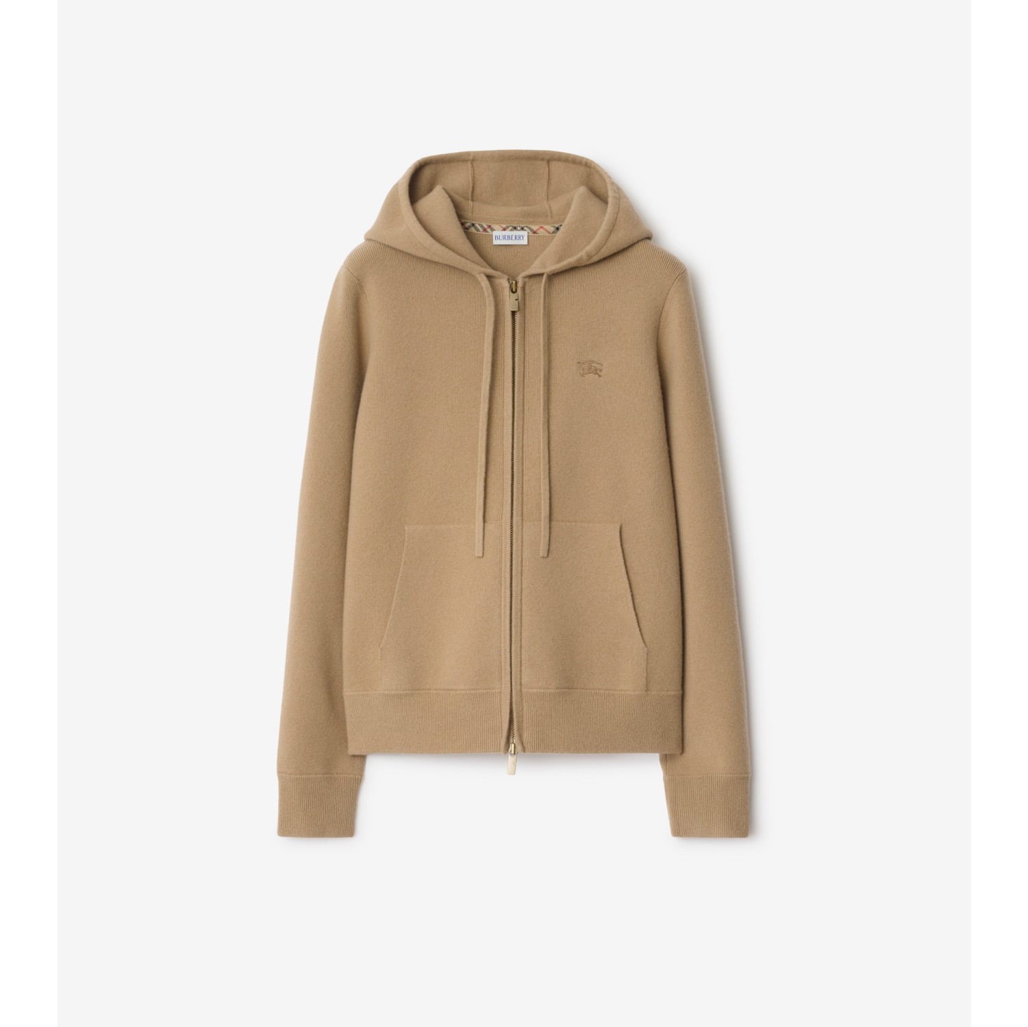 Cashmere Blend Zip Hoodie