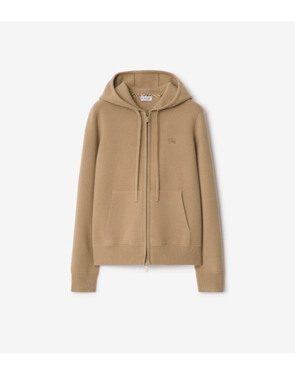 Cashmere Blend Zip Hoodie