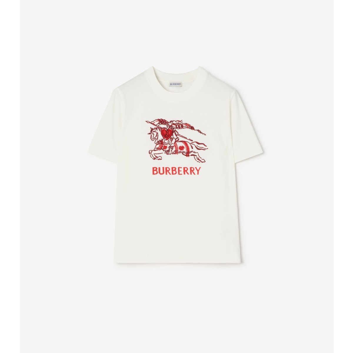 Embroidered Heart Knight T-shirt