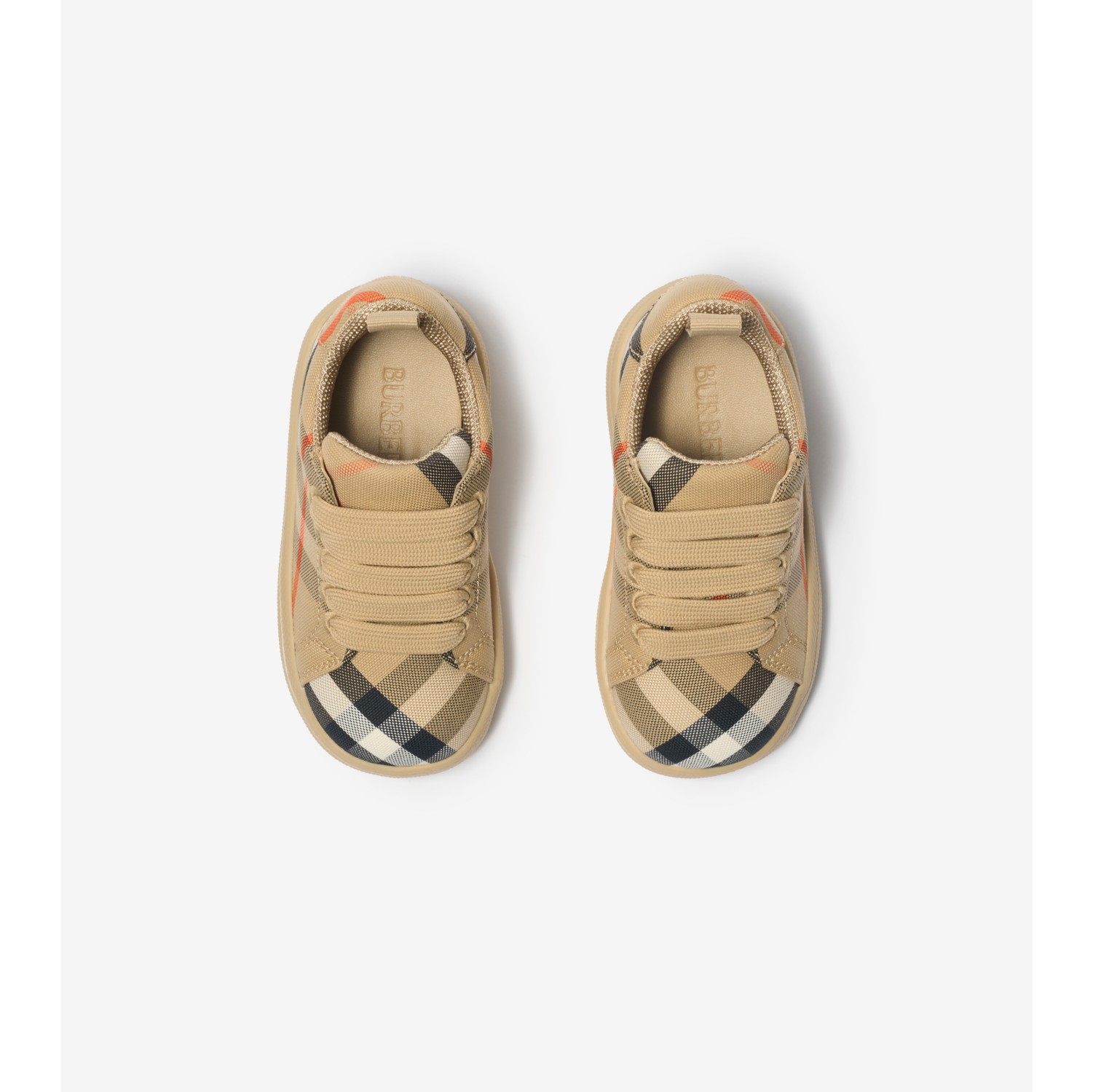 Check Cotton Sneakers