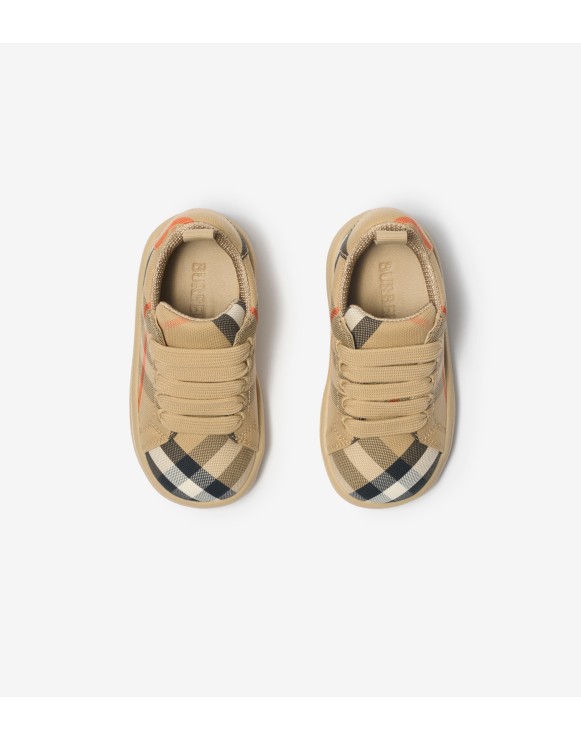Sneakers en coton Check