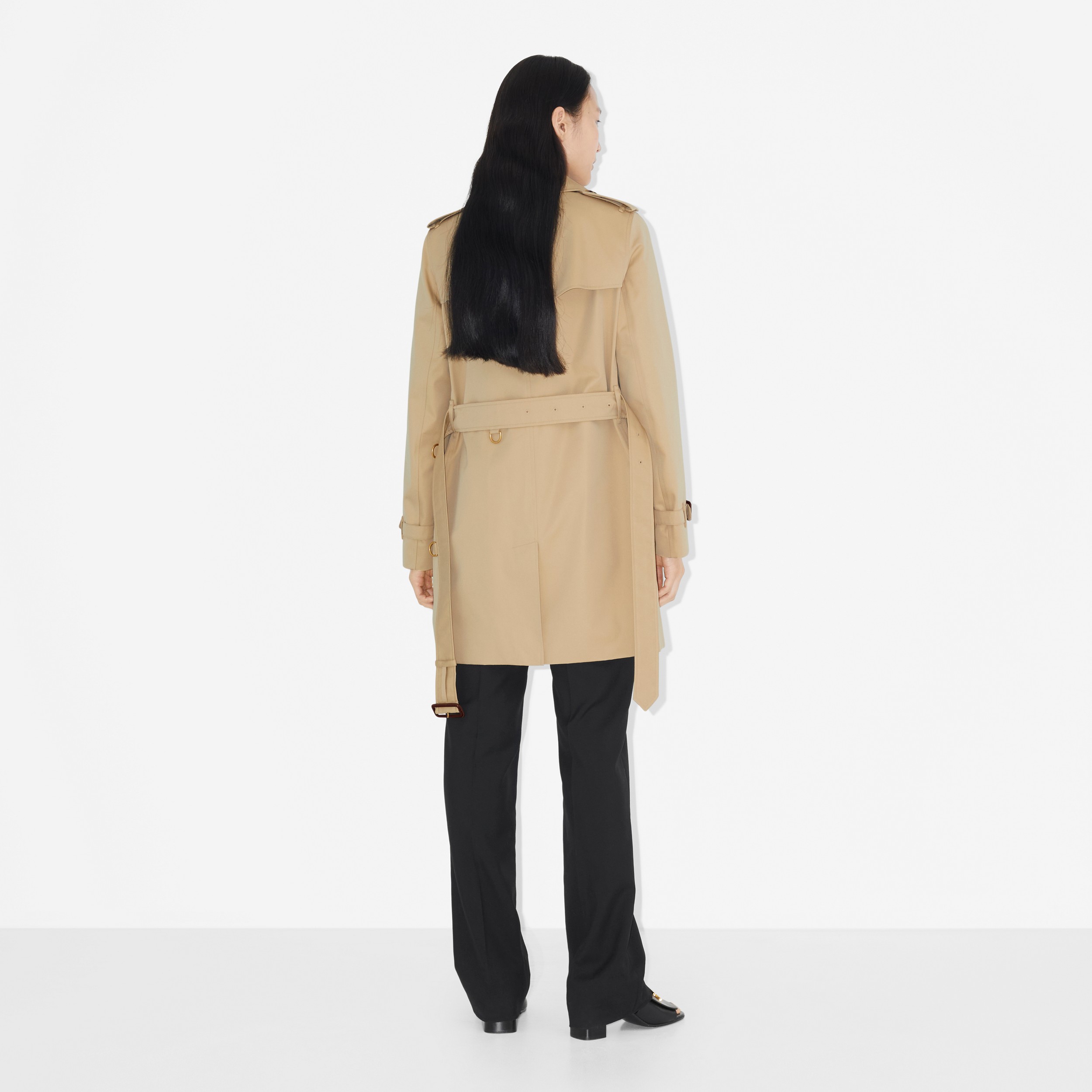 Trench coat Heritage Kensington corto (Miel) - Mujer | Burberry® oficial - 4