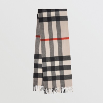 burberry stone check scarf