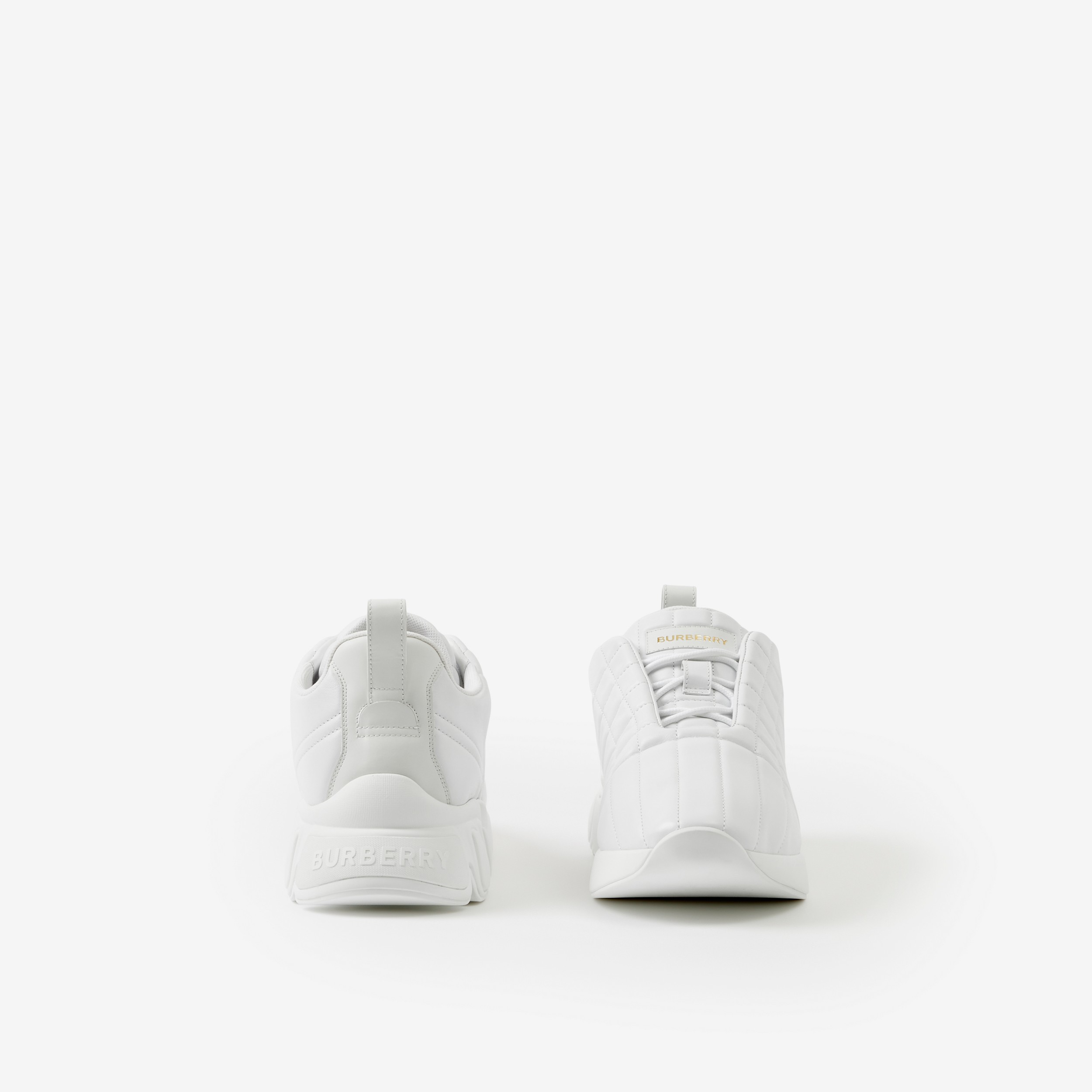 Sneaker Classic in pelle trapuntata (Bianco Ottico) | Sito ufficiale Burberry® - 4