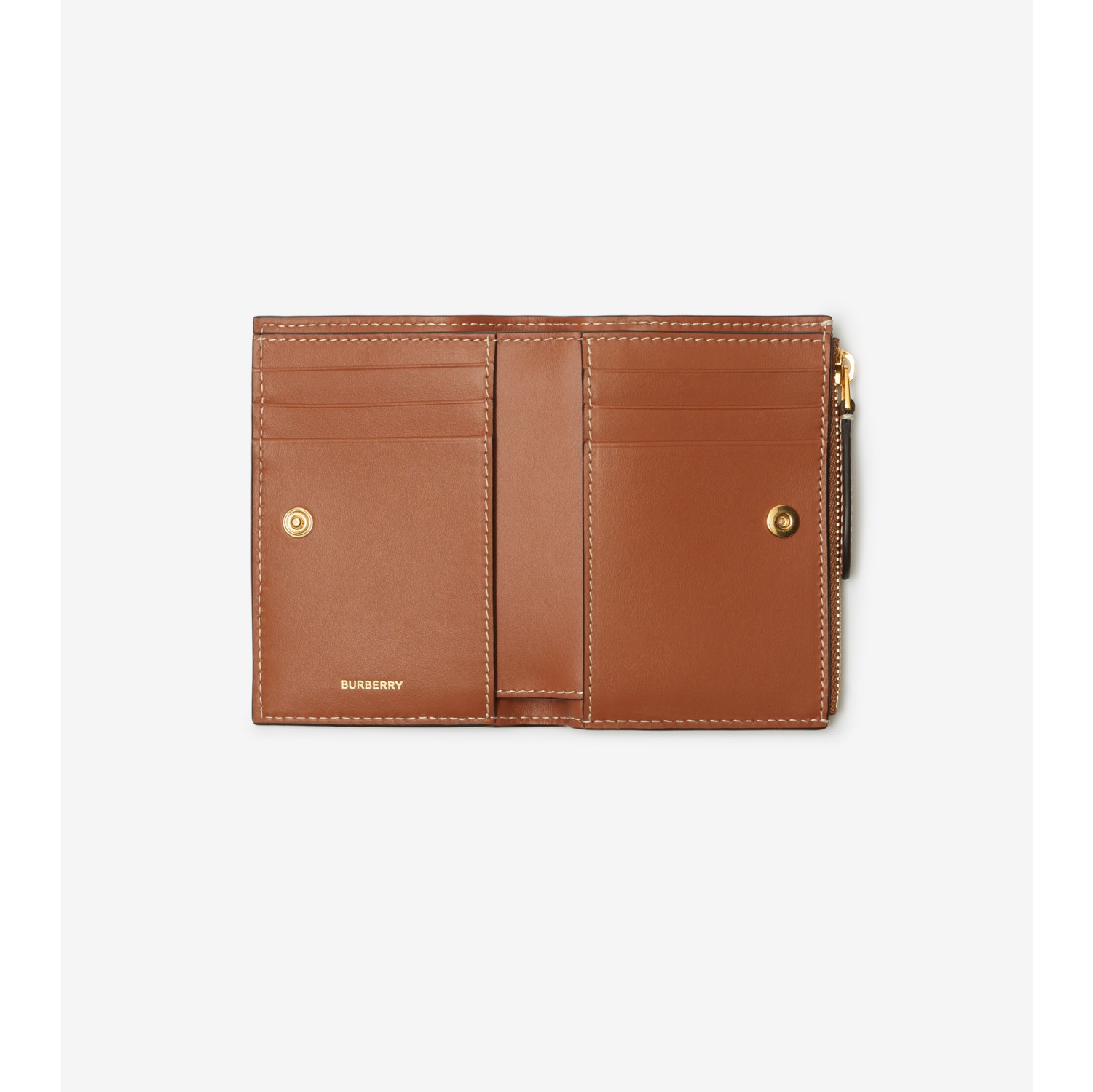 Check Small Bifold Wallet in Archive Beige - Women | Burberry® Official