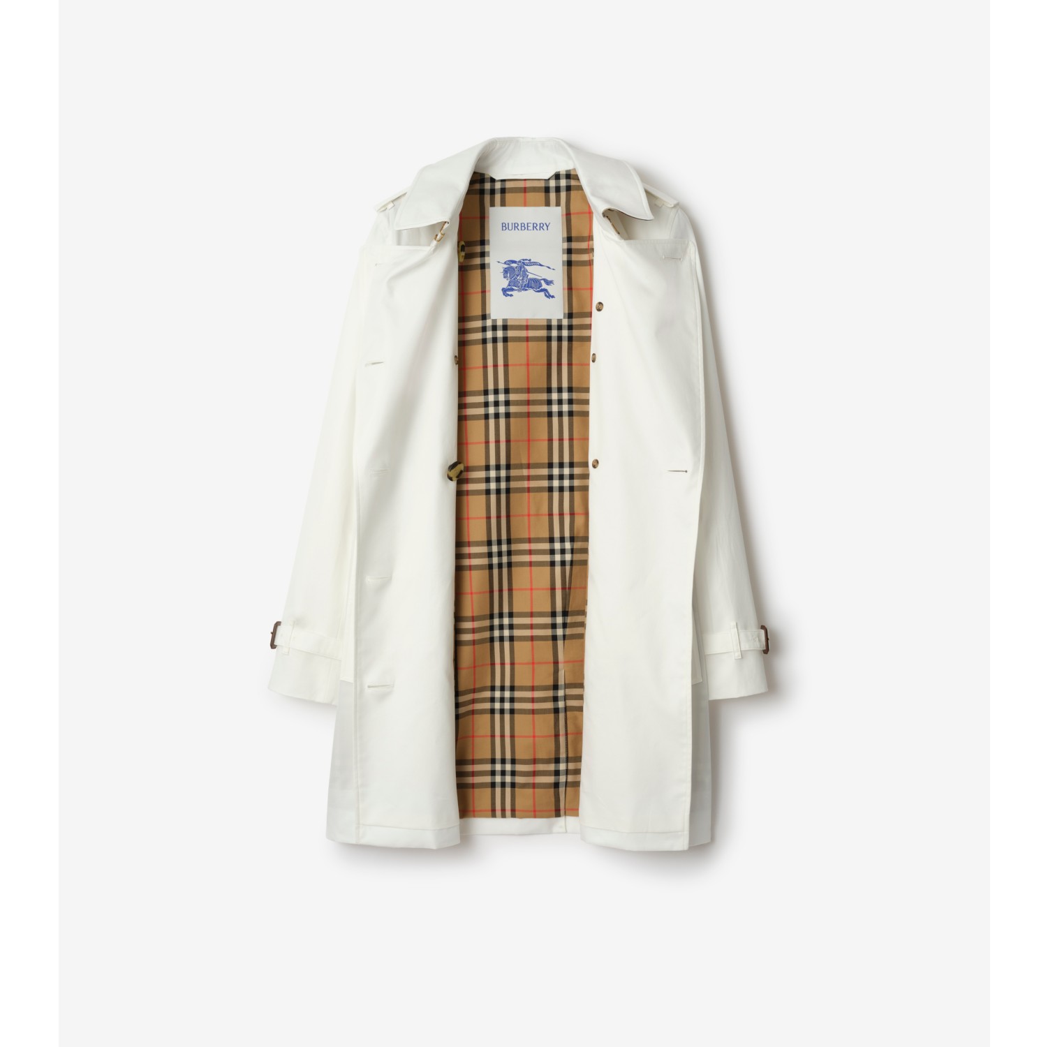 Short Tropical Gabardine Kensington Trench Coat