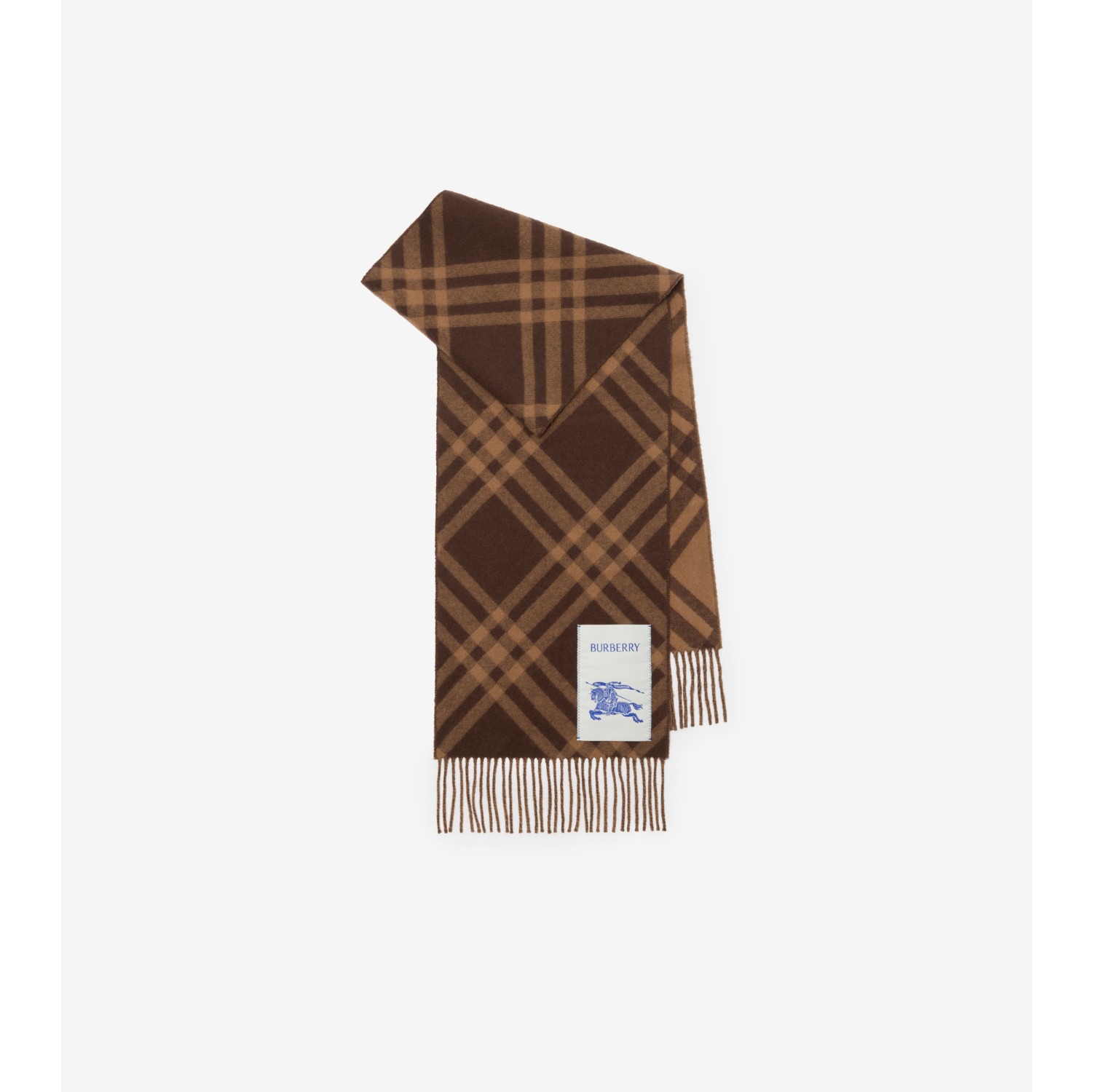 Check Cashmere Scarf
