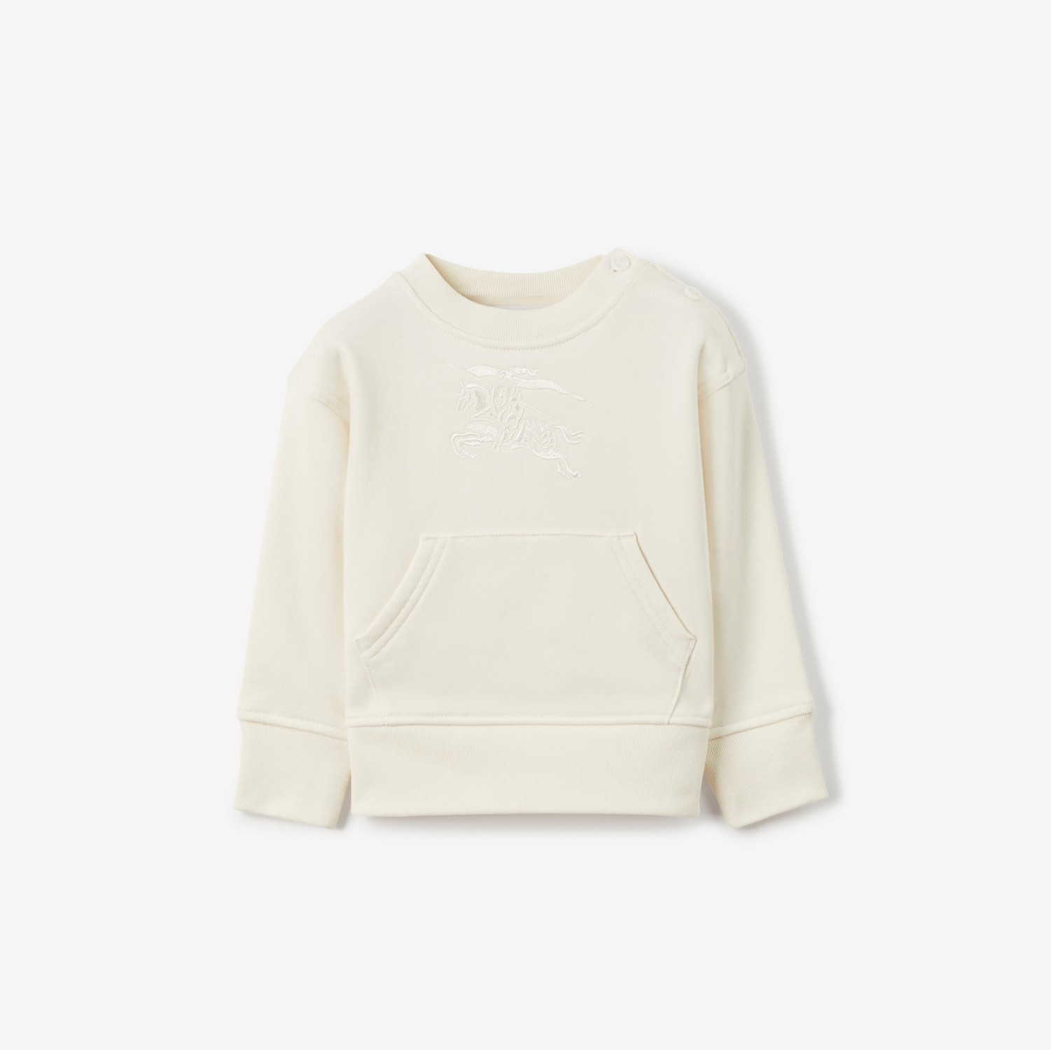 Sweat-shirt en coton EKD (Crème Pâle) - Enfant | Site officiel Burberry®