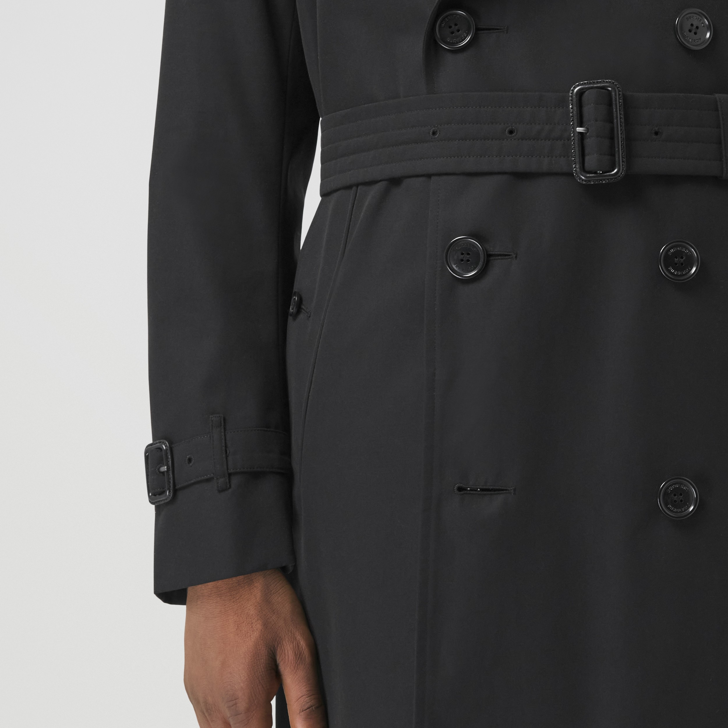 frihed Pelagic vulkansk The Long Kensington Heritage Trench Coat in Black - Men | Burberry® Official