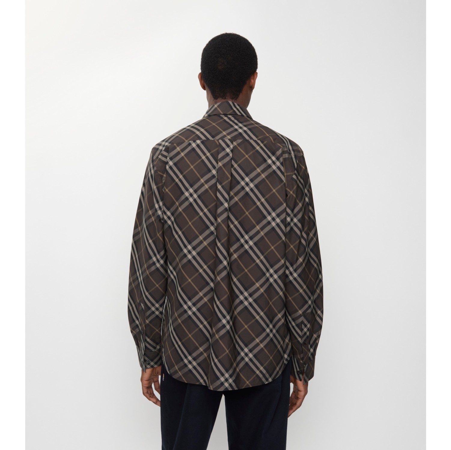 Relaxed Fit Check Cotton Shirt