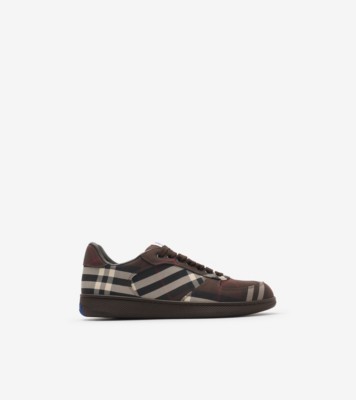 【関税＆送料込み】Burberry Terrace Check Sneakers Burberry Terrace Check Cotton Low-Top Sneakers | Neiman Marcus