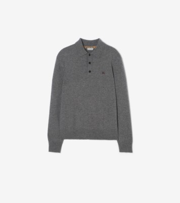 Long sleeve Cashmere Blend Polo Shirt ®