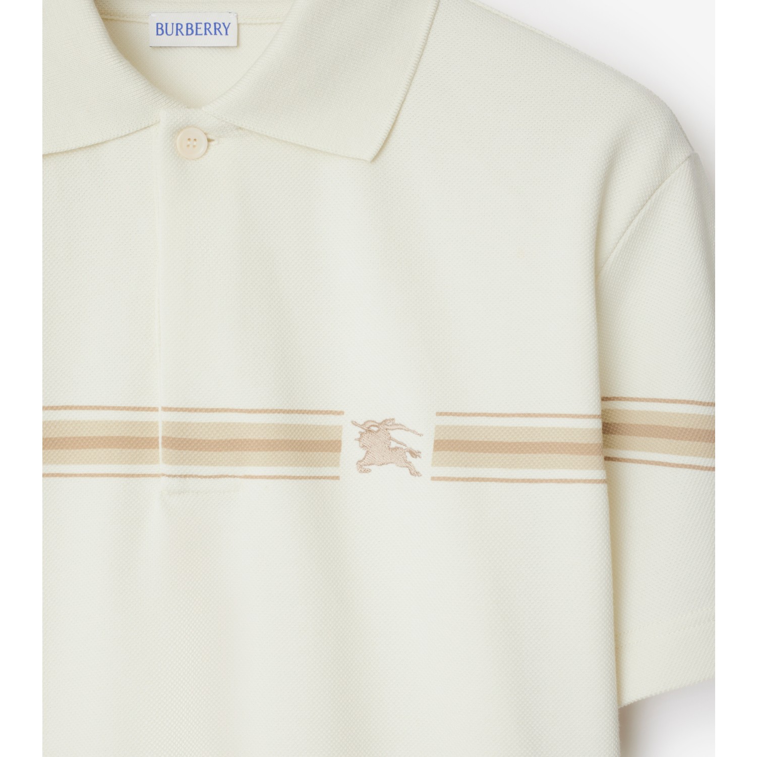 Burberry striped polo on sale