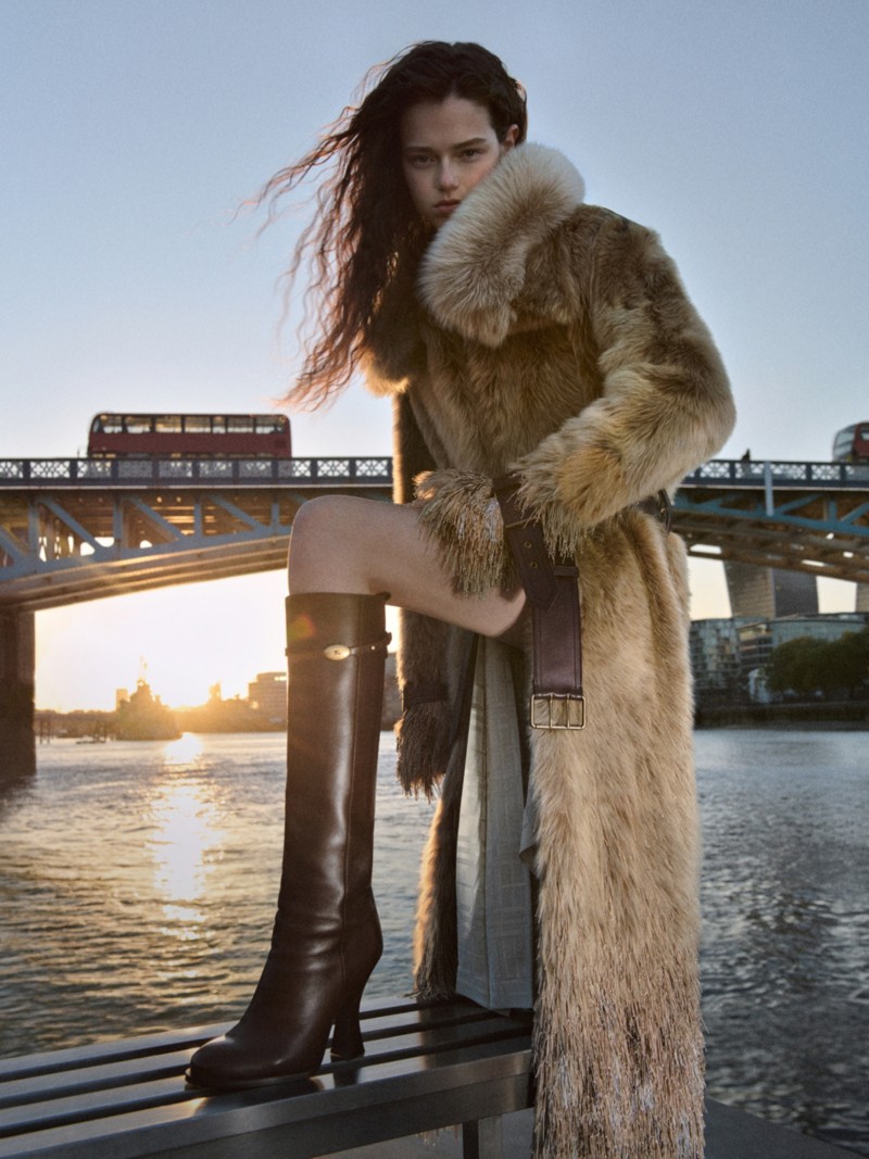 Shot of model wearing Boots from the Winter Runway 2026 collection