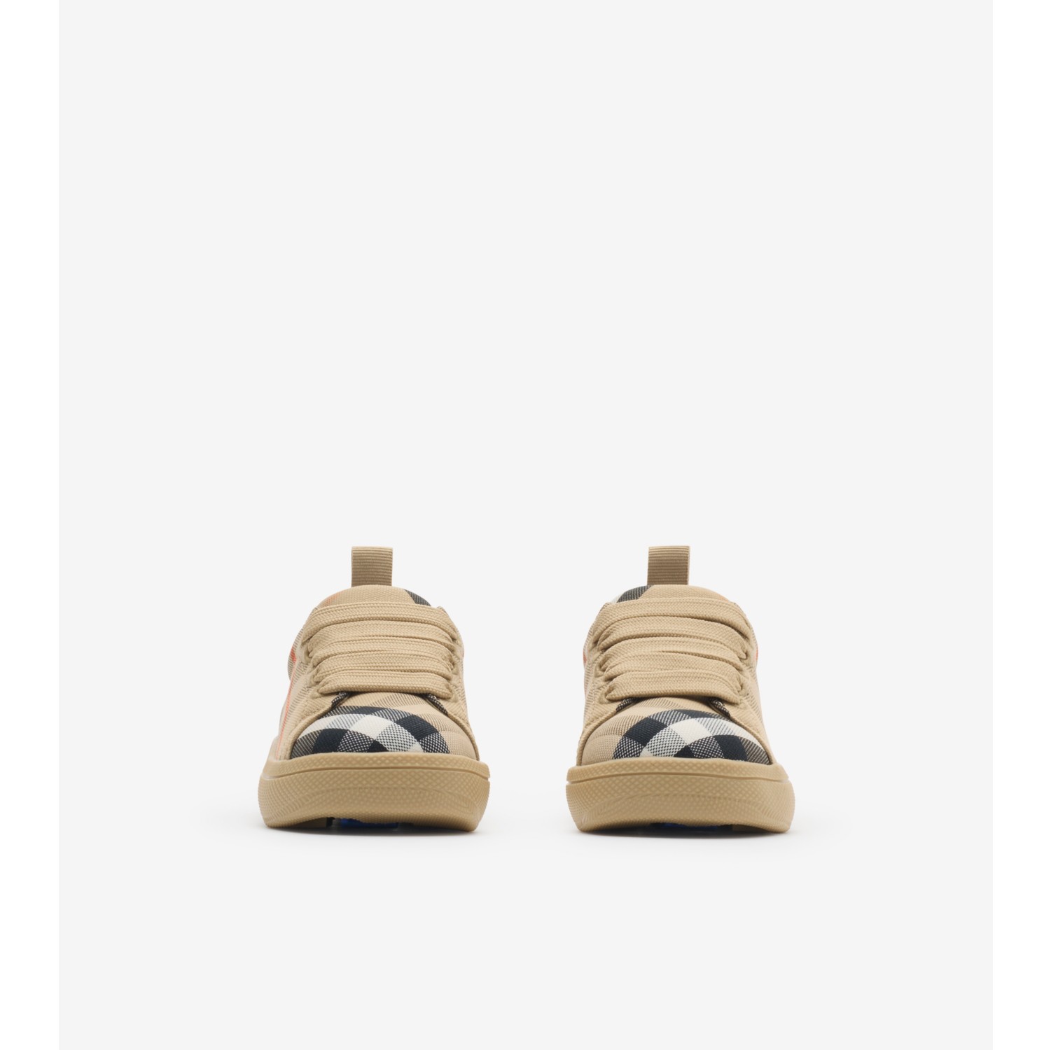 Check Cotton Sneakers