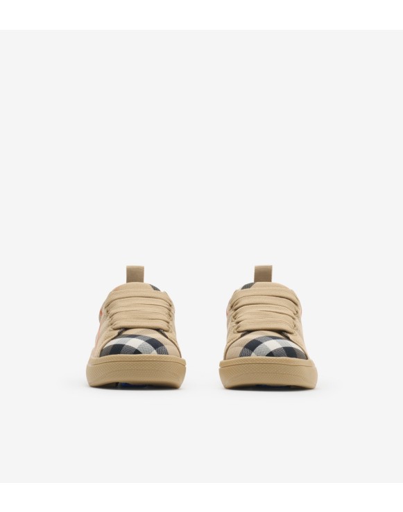 Sneakers en coton Check