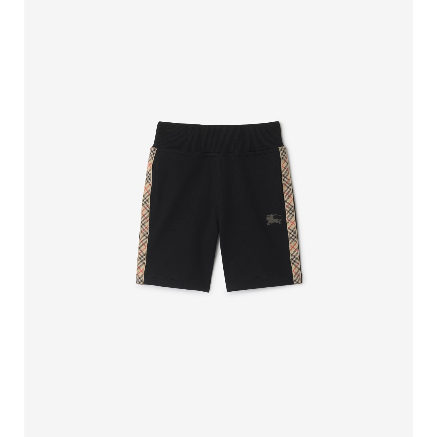 Short en coton avec Check