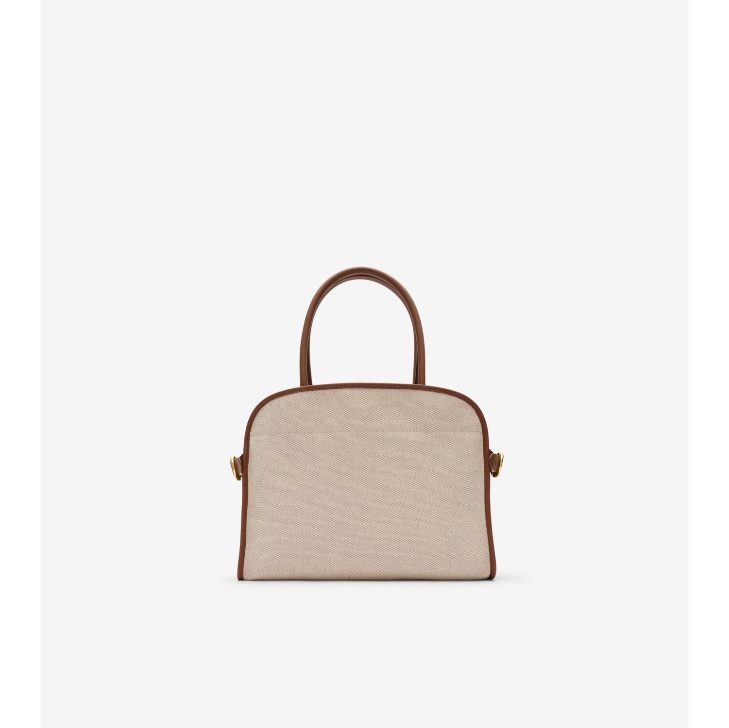 Clovelly Zip Tote in Beige - Women, Cotton | Burberry® Official