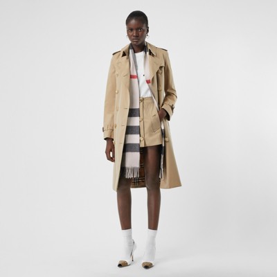 trench check burberry scarf