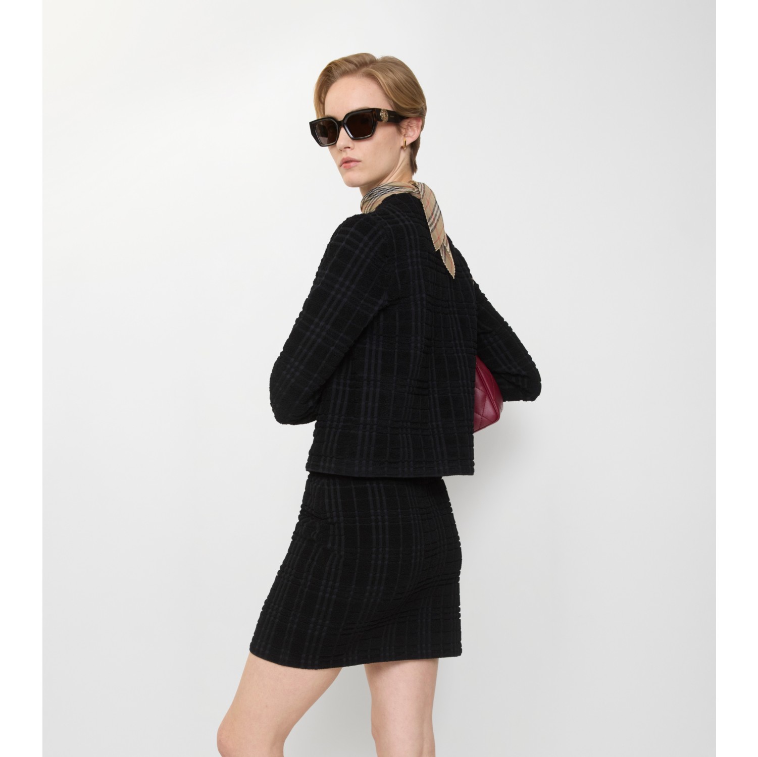 Minigonna in misto lana