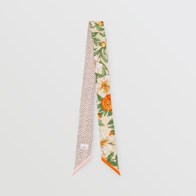 burberry floral scarf