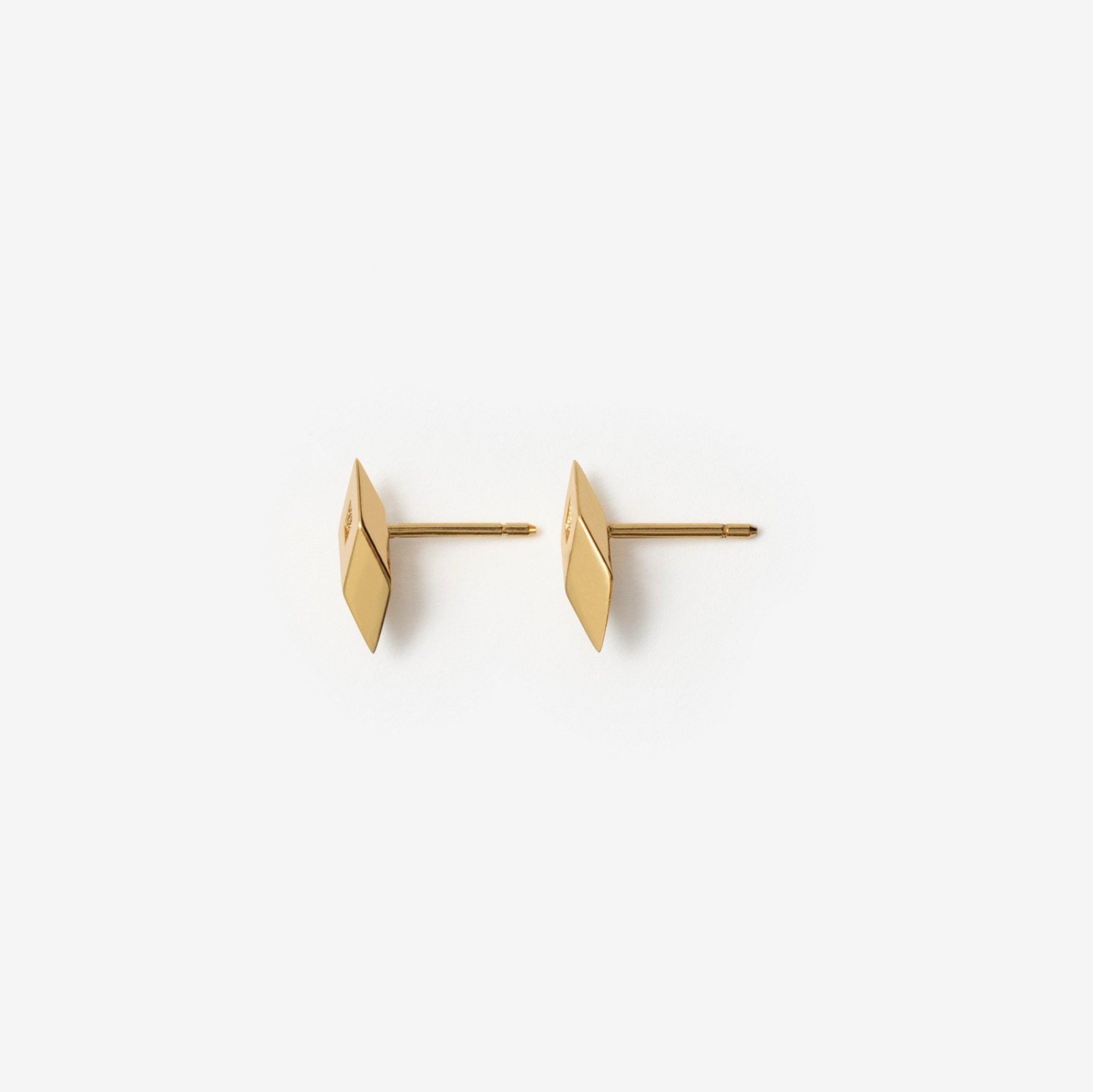 Gold-plated Hollow Stud Earrings | Burberry® Official