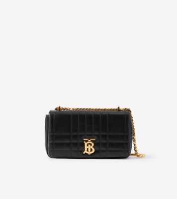 Small Lola Bag in Black Women Leather Burberry Official