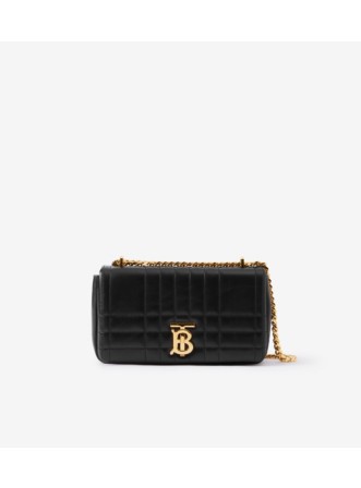 Lola Small Leather Shoulder Bag in Black - Burberry