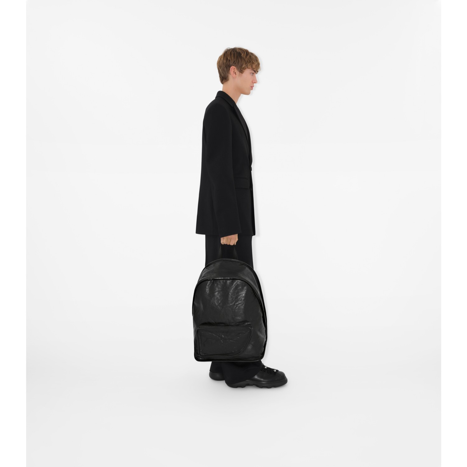 Large Shield Backpack in Black - Men | Burberry® Official