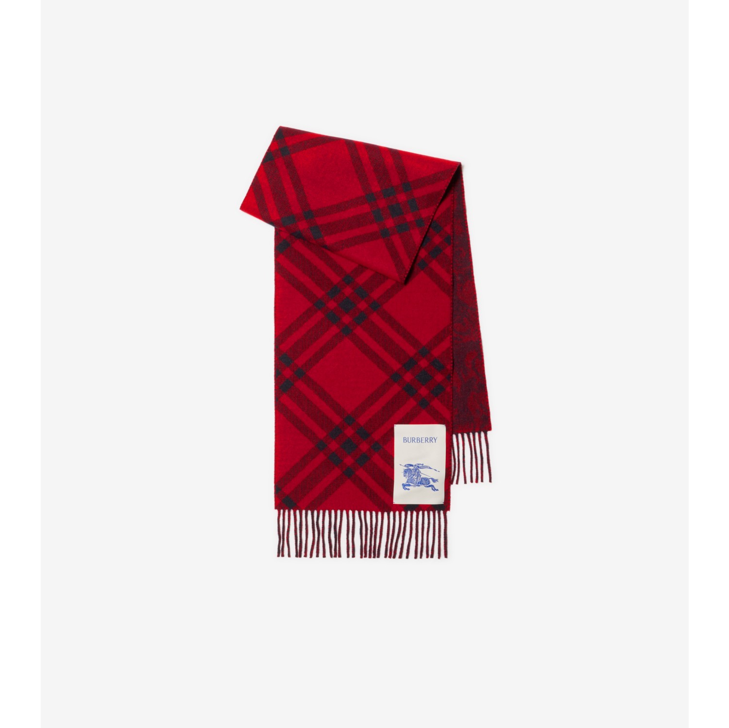 Burberry cashmere scarf red online