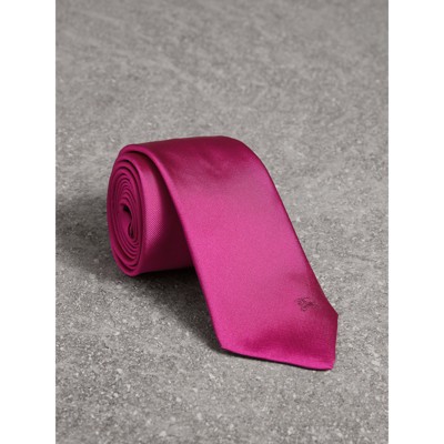 pink burberry tie